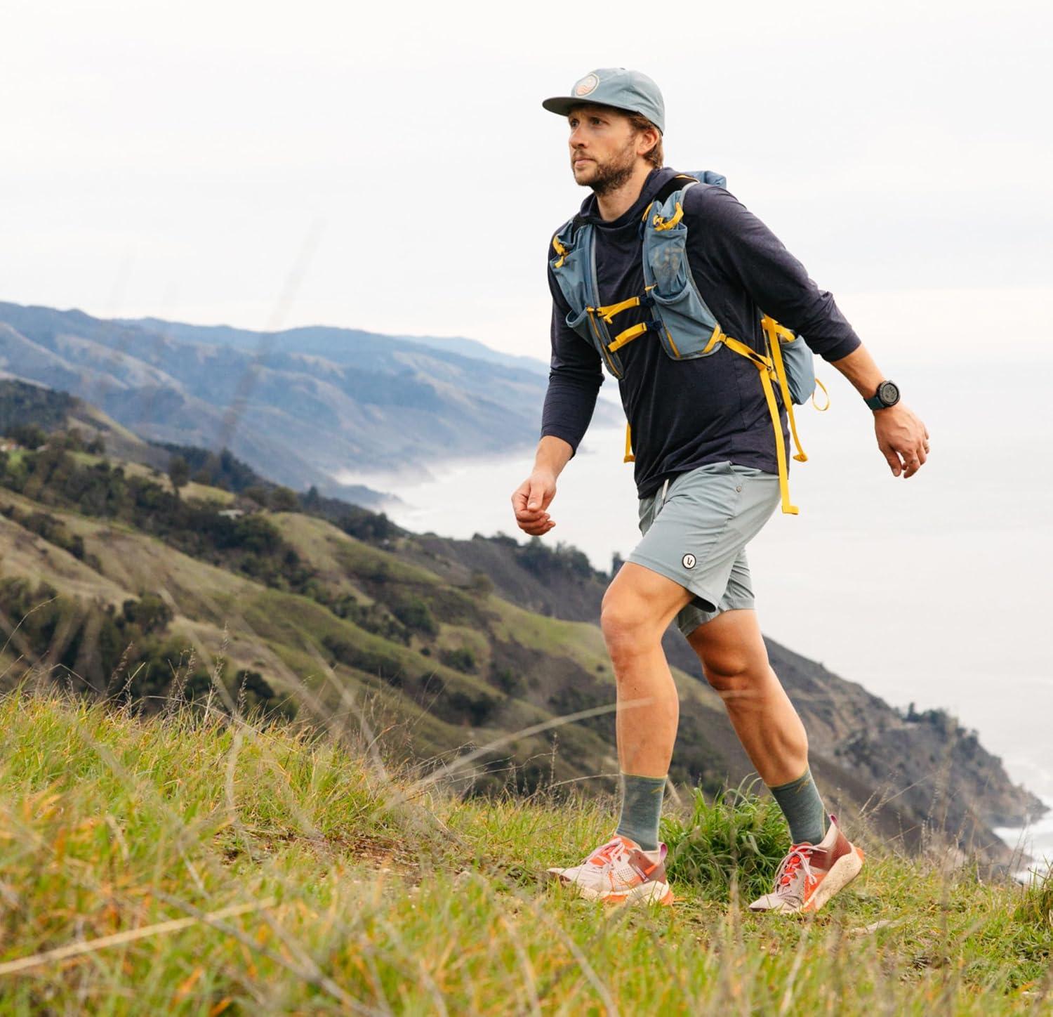 imageDarn Tough Mens Light Hiker Micro Crew Lightweight Hiking Socks Style 1972Seafoam