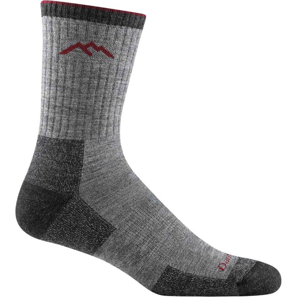 imageDarn Tough Hiker Midweight Micro Crew Sock with Cushion Mens Socks for Hiking and Camping Boot SocksCharcoal