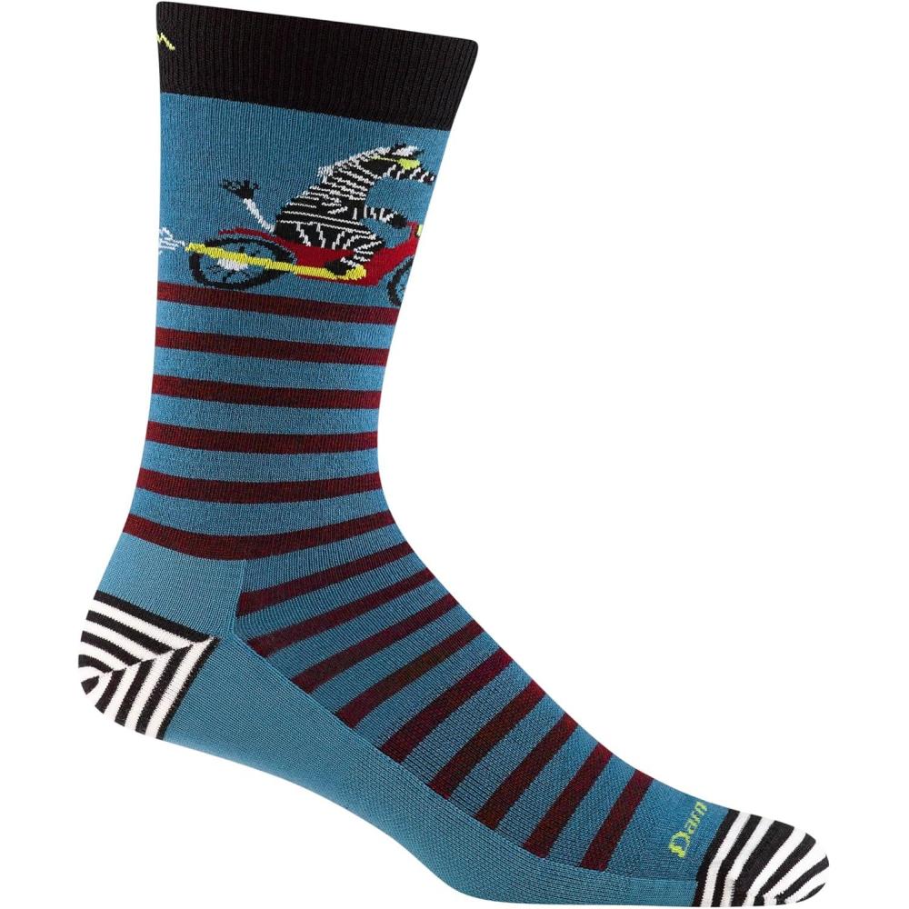 imageDarn Tough Mens Animal Haus Crew Lightweight Sock Style 6066 Cascade