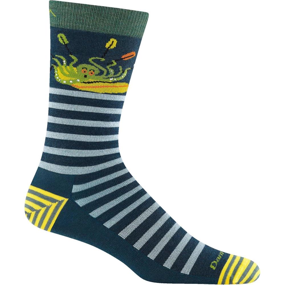 imageDarn Tough Mens Animal Haus Crew Lightweight Sock Style 6066 Dark Teal