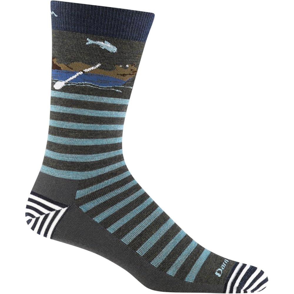 imageDarn Tough Mens Animal Haus Crew Lightweight Sock Style 6066 Forest