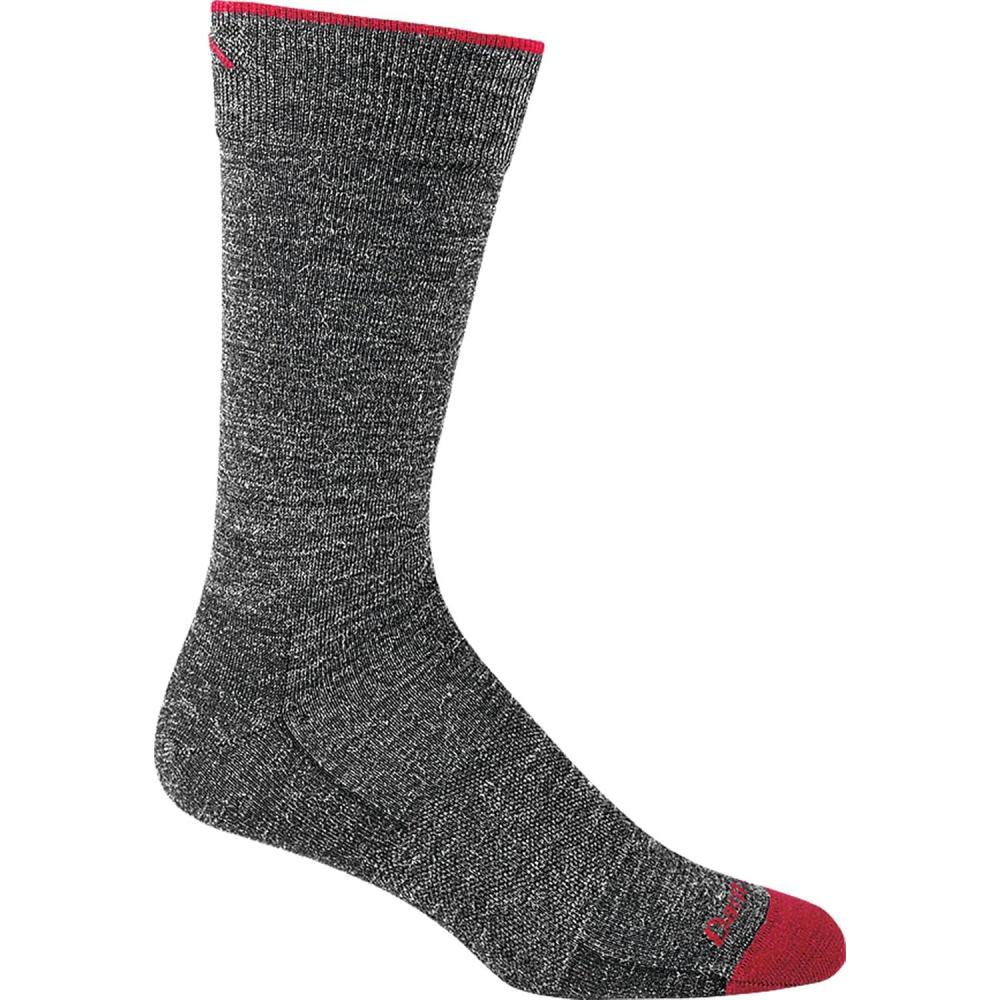 imageDarn Tough Mens Solid Crew Lightweight Sock Style 6032 Charcoal