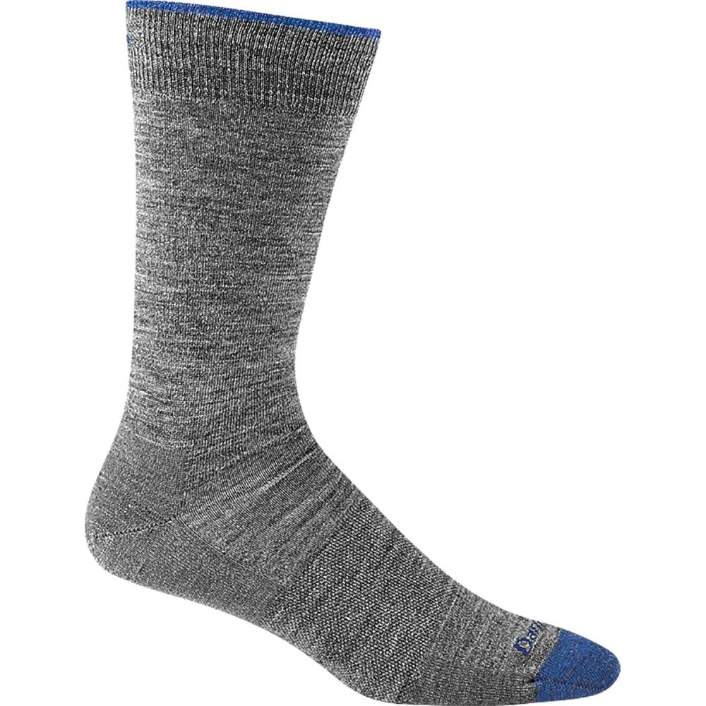 imageDarn Tough Mens Solid Crew Lightweight Sock Style 6032 Gray