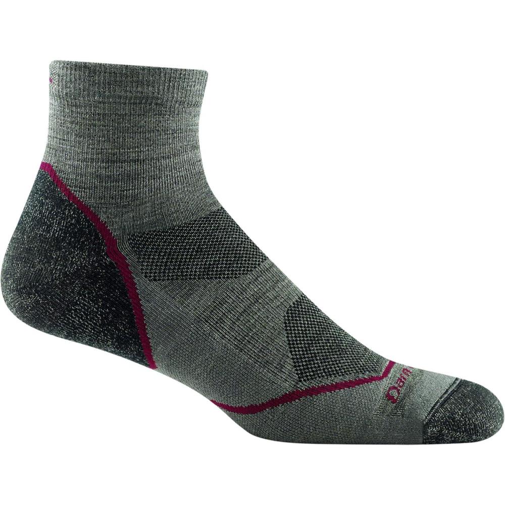 imageDarn Tough Style 1991 Mens 14 Sock Lightweight with Cushion Hike Trek SockTaupe