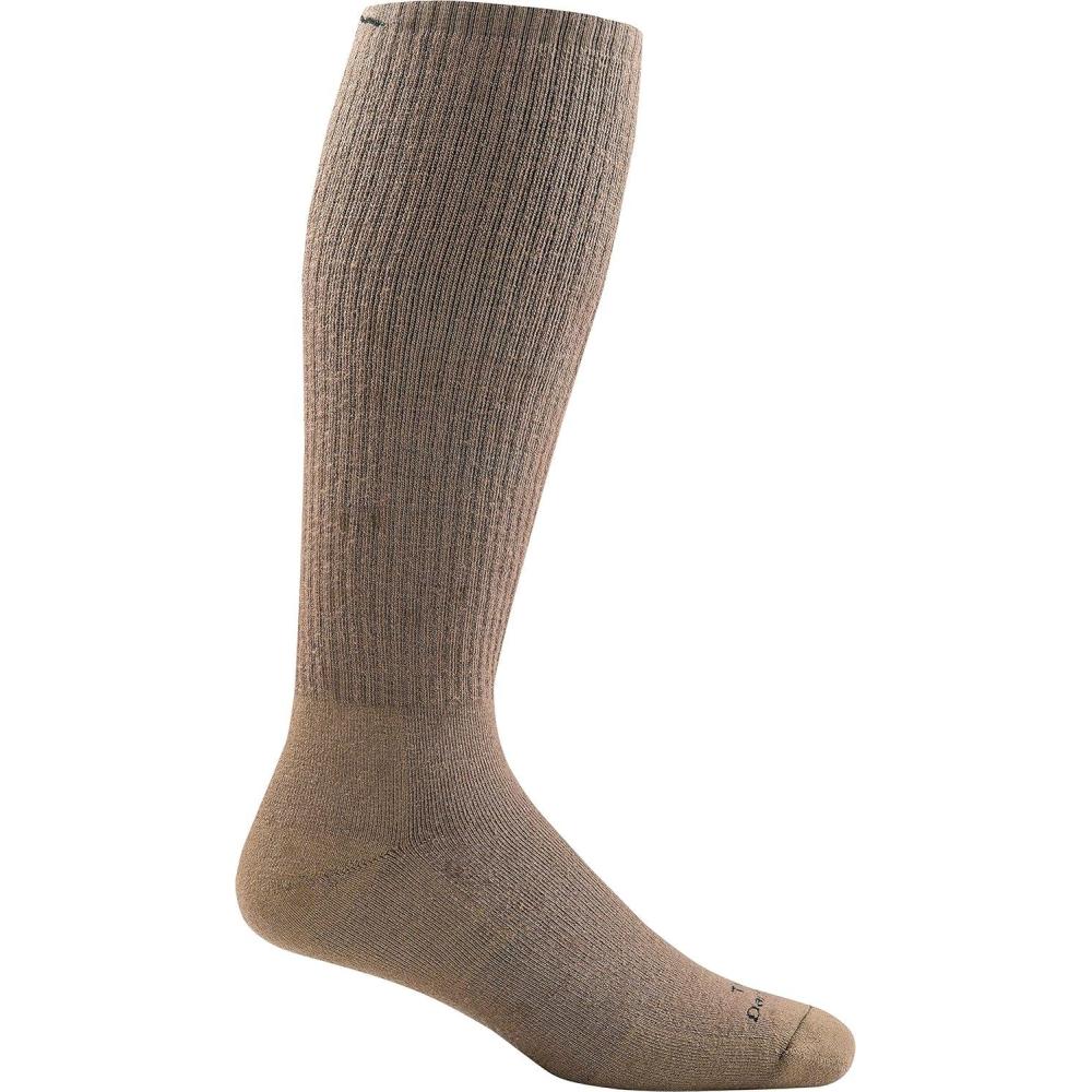 imageDarn Tough Tactical Over The Calf Extra Cushion Socks T4050 Unisex  X SmallCoyote Brown
