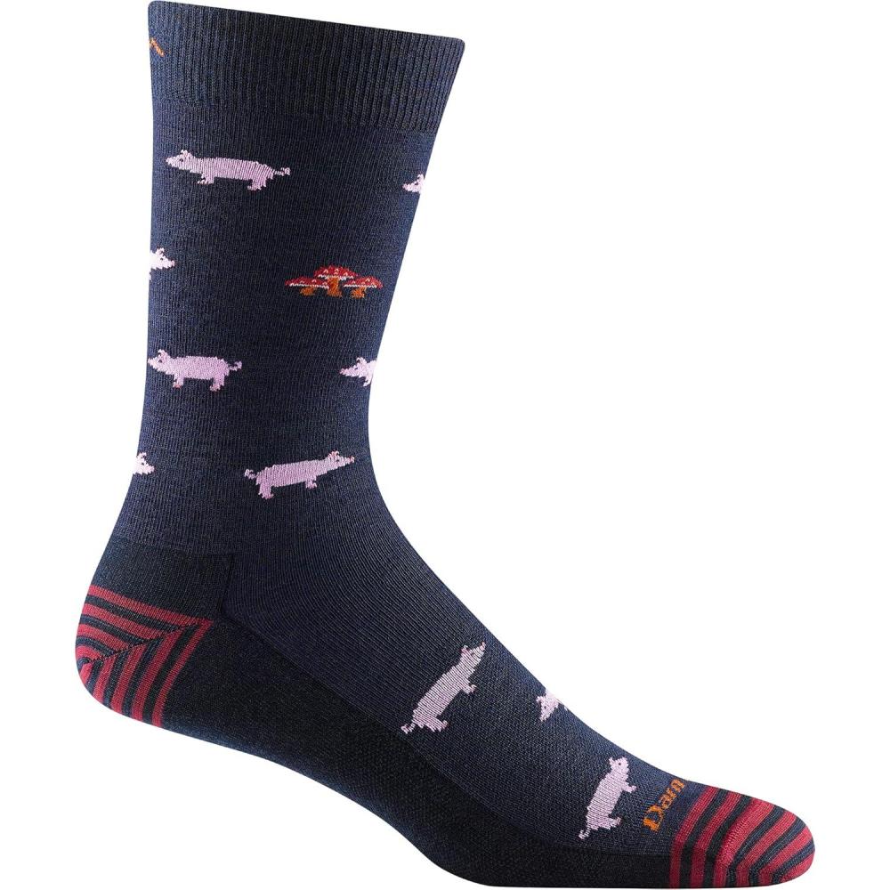imageDarn Tough Vermont Mens Truffle Hog Crew Lightweight SocksNavy