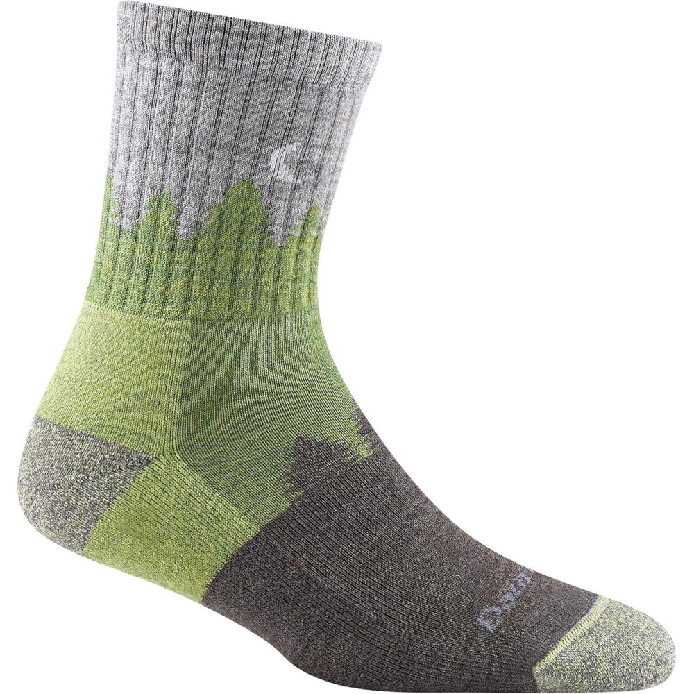 imageDarn Tough Vermont Womens Treeline Micro Crew Midweight with Cushion Hiking Sock Style 1971Willow