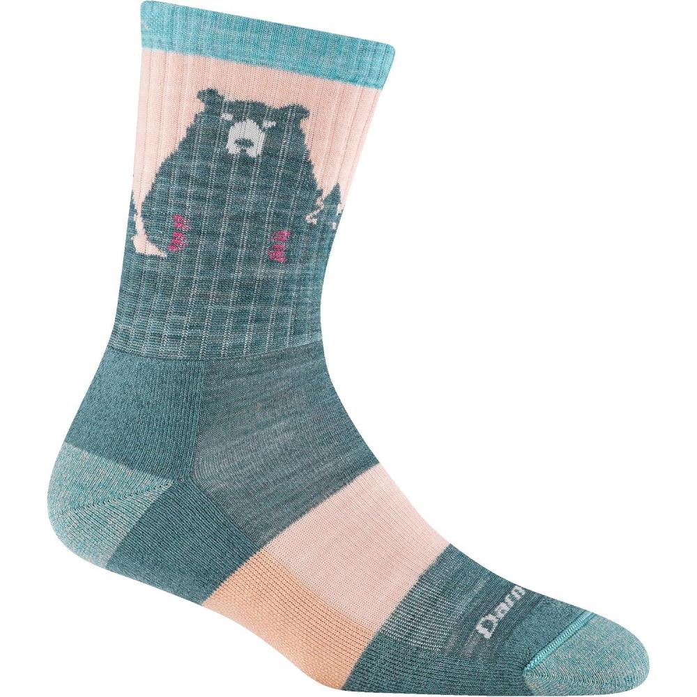 imageDarn Tough Womens Bear Town Micro Crew Lightweight with Cushion Sock Style 1970 Quartz