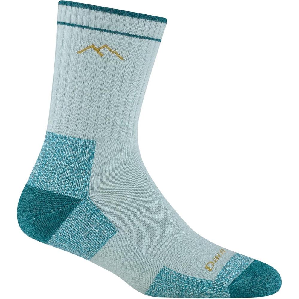 imageDarn Tough Womens Hiker Coolmax Micro Crew Midweight Hiking Socks Style 1929 Glacier