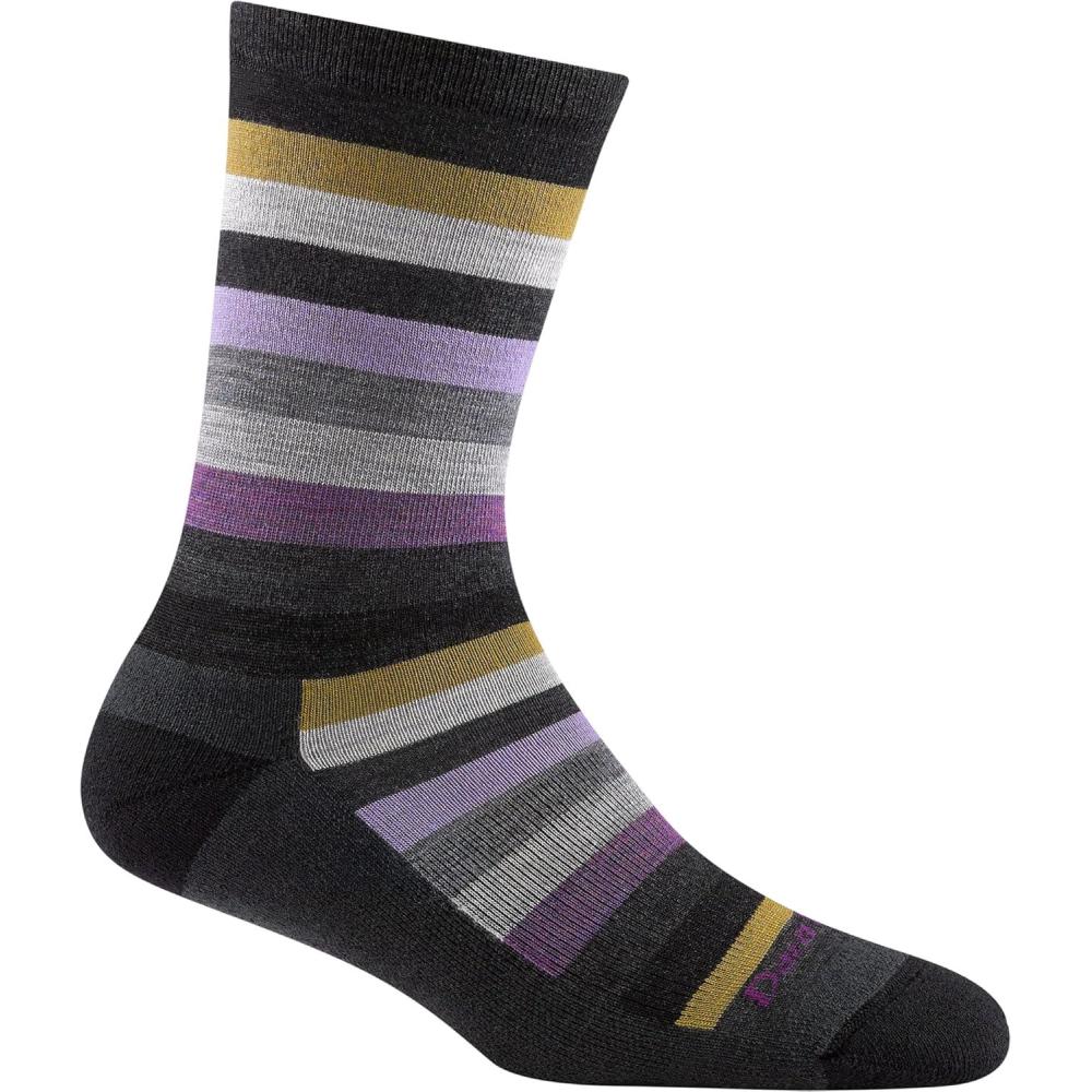 imageDarn Tough Womens Phat Witch Crew Lightweight with Cushion Sock Style 1644 Gray