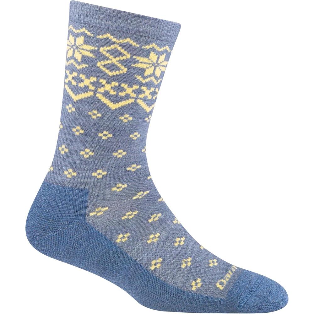 imageDarn Tough Womens Shetland Crew Lightweight with Cushion Sock Style 6088 Light Denim