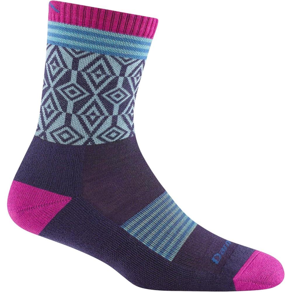 imageDarn Tough Womens Sobo Micro Crew Lightweight Hiking Sock Style 1977 Blackberry