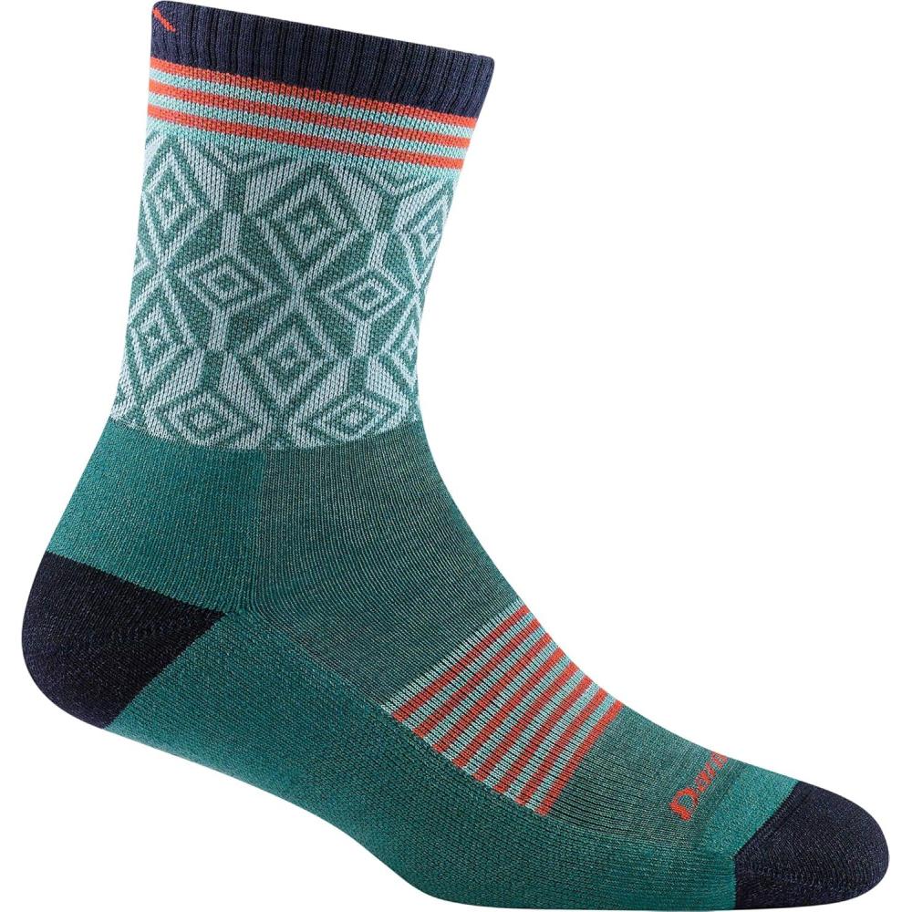 imageDarn Tough Womens Sobo Micro Crew Lightweight Hiking Sock Style 1977 Teal