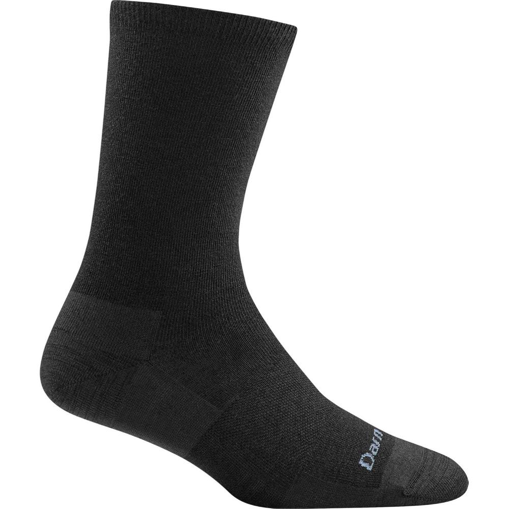 imageDarn Tough Womens Solid Basic Crew Lightweight Sock Style 6012 Black