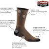 DARN TOUGH (2001) John Henry Boot Midweight with Cushion Men’s Sock(Gravel)