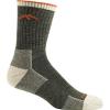 DARN TOUGH (Style 1466) Men’s Hiker Hike/Trek Sock – 6 Pack Special(Olive)