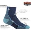DARN TOUGH Women’s Hiker Hike/Trek Sock (Style 1958)(Blue Jay)