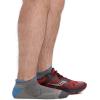 Darn Tough (1054) Run Coolmax No Show Tab Ultra-Lightweight with Cushion Men’s Sock(Gray)