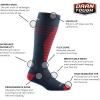 Darn Tough (3029) Edge Jr. OTC Midweight with Cushion w/Padded Shin Juniors Sock(Eclipse)