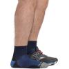 Darn Tough Men’s 1/4 Ultra-Lightweight Run Sock (Style 1034) -(Eclipse)