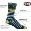 Darn Tough Men’s Animal Haus Crew Lightweight Sock (Style 6066) -(Dark Teal)