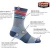Darn Tough Men’s Light Hiker Micro Crew Lightweight Hiking Socks (Style 1972)(Slate)