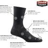 Darn Tough Men’s Micro Crew Ultra-Lightweight Run Sock (Style 1035) -(Black)
