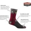Darn Tough Men’s Number 2 Micro Crew Midweight with Cushion Sock (Style 1974)(Gray)