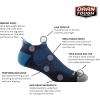 Darn Tough Men’s Run No Show Tab Ultra-Lightweight with Cushion – Merino Wool Socks for Running(Eclipse)