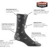 Darn Tough Men’s Strut Crew Lightweight Lifestyle Sock (Style 6060) -(Dark Teal)