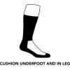 Darn Tough T3005 Mid-Calf Lightweight Tactical Socks with Cushion(Black)