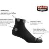 Darn Tough Tactical Quarter Cushion Socks (T4088) Unisex(Black)
