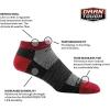 Darn Tough Ultra Light No Show Sock – Men’s(Charcoal)