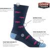 Darn Tough Vermont, Mens, Truffle Hog Crew Lightweight Socks(Midnight)