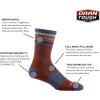 Darn Tough Vermont (Style 1973 Men’s Kelso Hike/Trek Sock(Gray)