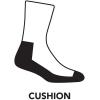 Darn Tough Vermont Unisex Adult Coolmax Micro Crew Cushion Socks(Gray/Black)