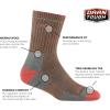 Darn Tough Vermont Women Merino Wool Micro Crew Socks Cushion(Bark)