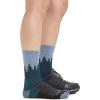 Darn Tough Vermont Women’s Treeline Micro Crew Midweight with Cushion Hiking Sock (Style 1971)(Aqua)