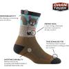 Darn Tough Women’s Critter Club Micro Crew Lightweight with Cushion Sock (Style 5001) -(Chestnut)