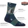 Darn Tough Women’s Critter Club Micro Crew Lightweight with Cushion Sock (Style 5001) -(Eclipse)