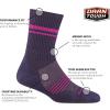 Darn Tough Women’s Element Micro Crew Socks (Style 1114)(Blackberry)