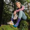 Darn Tough Women’s Light Hiker Micro Crew Lightweight with Cushion Sock (Style 1967)(Grape)