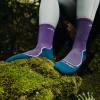 Darn Tough Women’s Light Hiker Micro Crew Lightweight with Cushion Sock (Style 1967)(Grape)