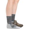 Darn Tough Women’s Light Hiker Micro Crew Lightweight with Cushion Sock (Style 1967)(Taupe)
