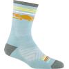 Darn Tough Women’s Pacer Micro Crew Ultra-Lightweight with Cushion – 1050 Merino Wool Socks for Running(Glacier)