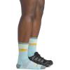 Darn Tough Women’s Pacer Micro Crew Ultra-Lightweight with Cushion – 1050 Merino Wool Socks for Running(Glacier)
