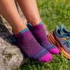 Darn Tough Women’s Run No Show Tab Ultra-Lightweight Running Sock (Style 1047) -(Blackberry)