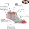 Darn Tough Women’s Run No Show Tab Ultra-Lightweight Running Sock (Style 1047) -(White)
