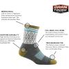 Darn Tough Women’s Sobo Micro Crew Lightweight Hiking Sock (Style 1977) -(Bark)