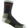 Darn Tough Hiker Midweight Micro Crew Sock with Cushion, Mens Socks for Hiking and Camping, Boot Socks(Lime)